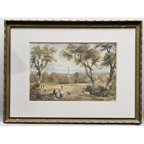 740 - A group of Three framed Watercolors, various artists.