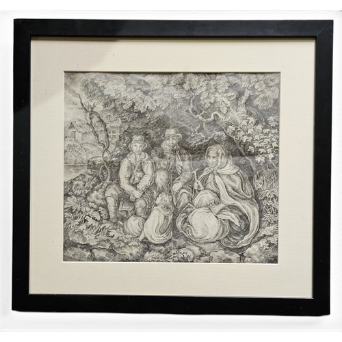743 - A large quantity of framed 19th Century Engravings and Lithographs.