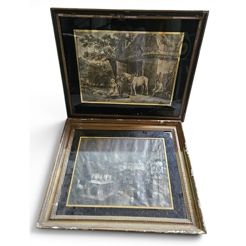 743 - A large quantity of framed 19th Century Engravings and Lithographs.
