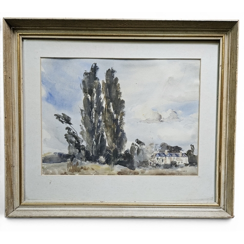 747 - Four framed Art, various artists, mediums and subjects.