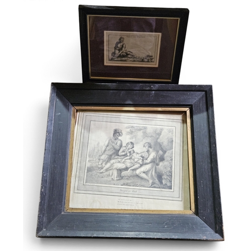 748 - A group of Watercolors and Engravings.
