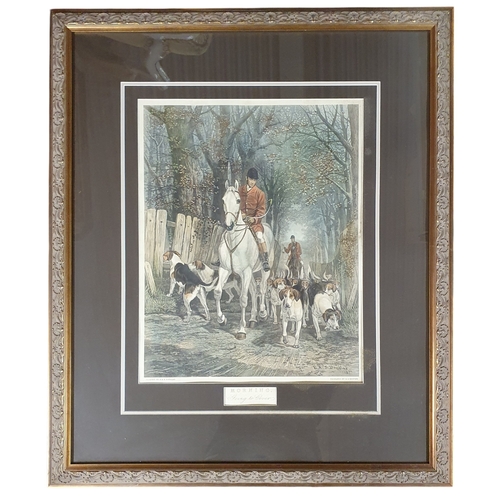 33 - A pair of 19th Century coloured Engravings 'Morning going to cover' and 'Evening Returning to the Ke... 