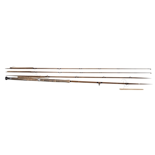 60 - A Sharpe's The Aberdeen 13′  Piece Impregnated fly rod #9 in bag.