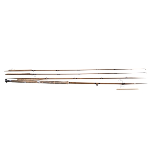 60 - A Sharpe's The Aberdeen 13′  Piece Impregnated fly rod #9 in bag.