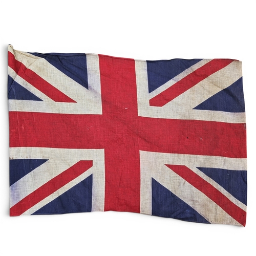 17 - Two late 19th early 20th Century British Flags on flag poles.
