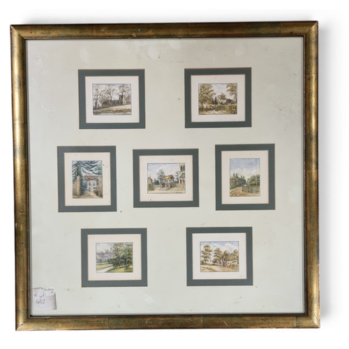 29 - A group of original art work to include . A 20th Century Watercolour of Trees, signed LL Declan Hand... 