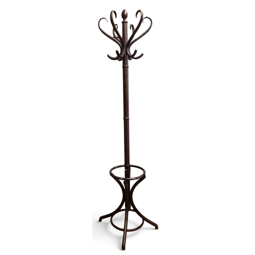 78 - A 20th Century Bentwood style Coat Stand.
H 184 cm approx.