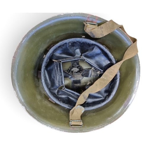 89 - A British MIII or MIV Turtle Steel Combat Helmet.