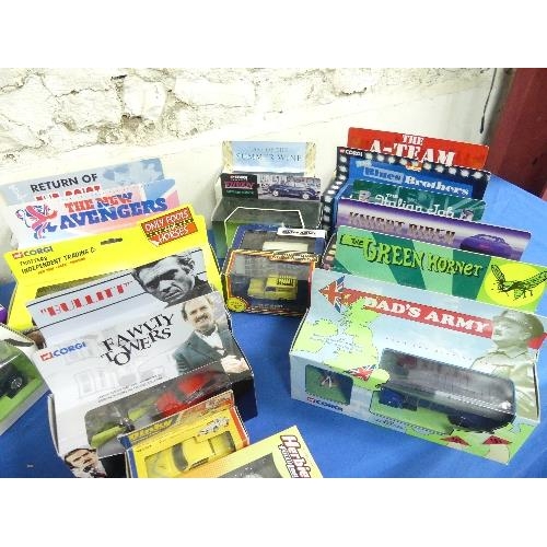 581 - A collection of Corgi TV Series Models, including CC99111 Only Fools and Horses, 04441 Italian Job, ... 