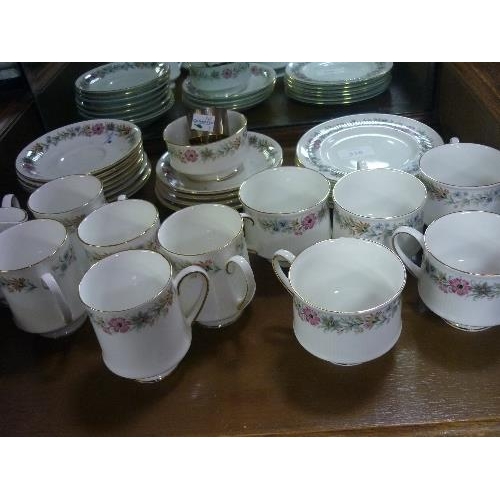 316 - A Paragon 'Belinda' part Tea Service, together with a Minton S309, tea for two set and two silver na... 