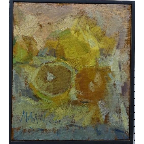 290 - Cyril Mann (British, 1911-1980), Still Life - oranges and lemons, oil on canvas, signed and dated 
