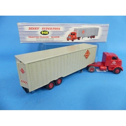 647 - Dinky Supertoys 948 Tractor-Trailer 