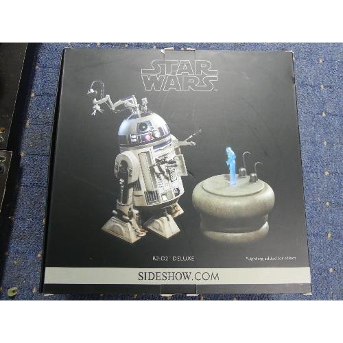 659 - Star Wars; A Sideshow.com R2-D2 Deluxe 1/6th scale Model Kit, 2172, in original packaging.