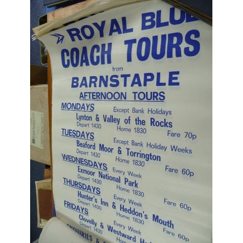 568 - Bus and Coaching Interest; A collection of circa 1970's and 1980's Advertising Posters, double royal... 