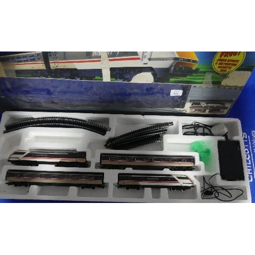 633 - Hornby Railways '00' gauge Intercity 225 electric train set, boxed, together with a quantity of '00'... 