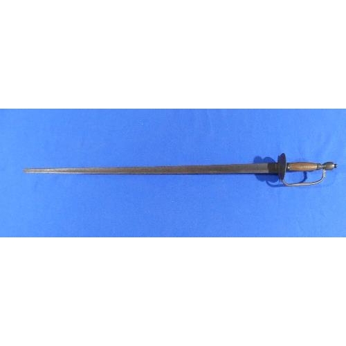 659 - An early 20th century Pattern 1908 Cavalry sword, with 35in (89cm) blade, together with another anti... 