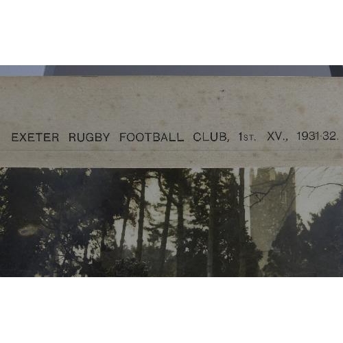 669 - C. H. 'Charlie' Beer (Devon, Exeter, Honiton Rugby Football Club) interest: a 9ct gold medal for Dev... 