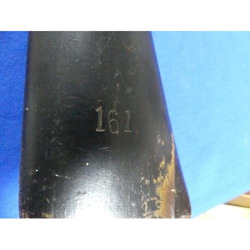 672 - Antique percussion Rifle, the 32in (81cm) barrel marked 