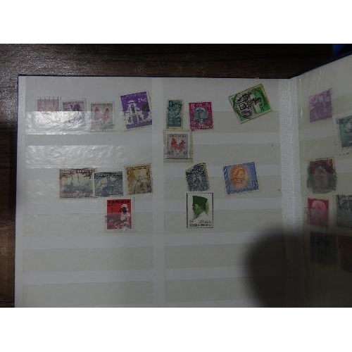 682 - A Collector's Lot of Stamps and Ephemera, six stamp albums including Stanley Gibbons Worldex, Lincol... 