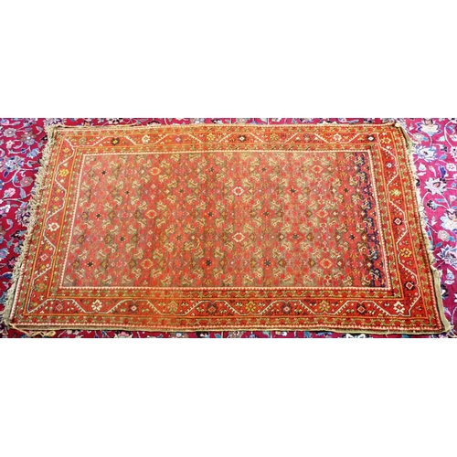 630 - A Persian Afshir Rug, 48in (122cm) x 80in (203cm) long.