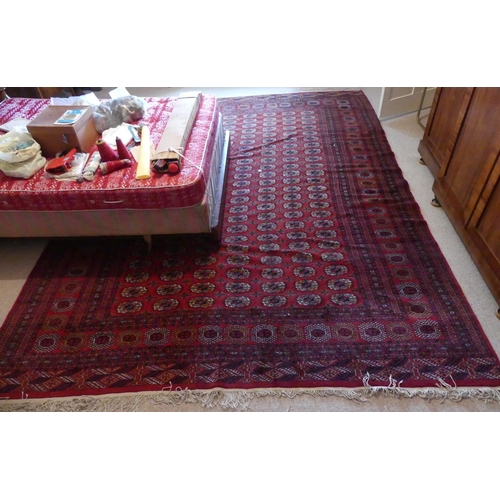 638 - An Afghan Belouch Carpet, 154in (391cm) long x 112in (284.5cm) wide.