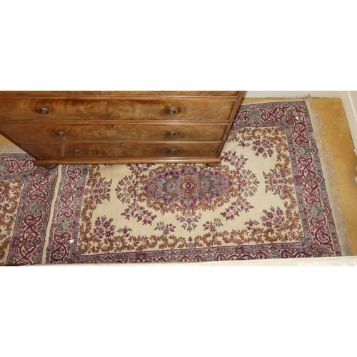 647 - A pair of Persian style Hearth Rugs, each 78in (198cm) long x 50in (127cm) wide (2)