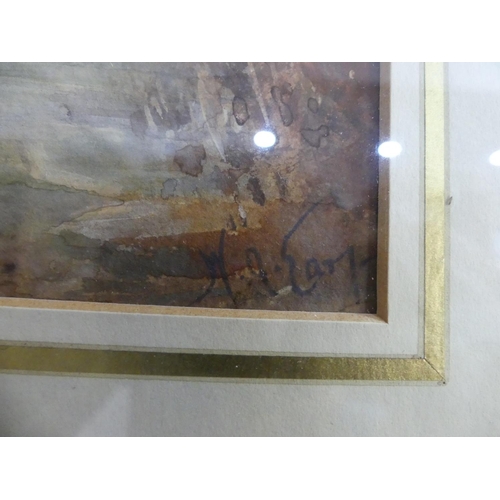 593 - A small quantity of Watercolours, including a pair signed 'F. G. G. Wright', titled 'Dessie' and 'Mo... 