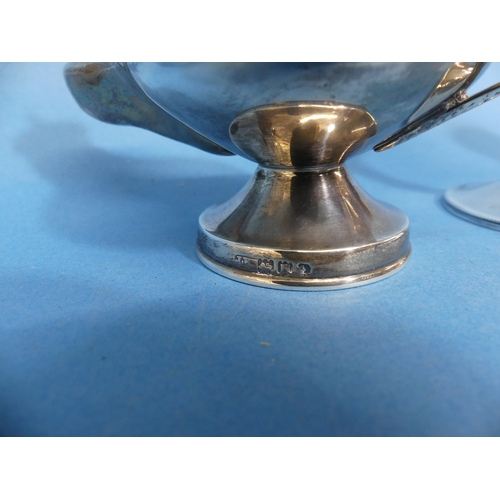 85 - A George V silver 'Aladdin Lamp' Table Lighter, by Joseph Braham, hallmarked London, 1914, a/f, serp... 