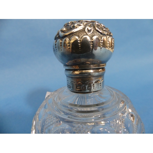 85 - A George V silver 'Aladdin Lamp' Table Lighter, by Joseph Braham, hallmarked London, 1914, a/f, serp... 