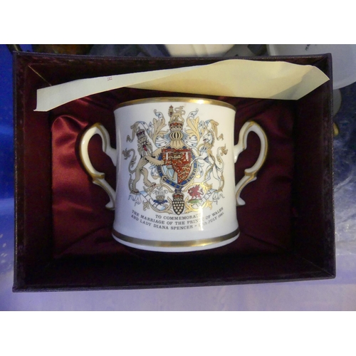 154 - 1935 Royal Jubilee, a Paragon commemorative china Cup and Saucer, and Paragon china commemoratives f... 