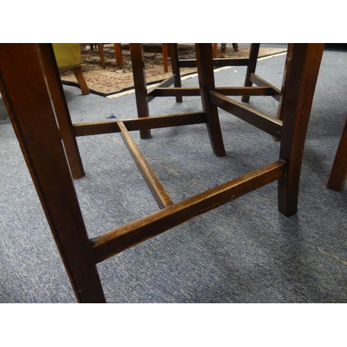 404 - A set of four Georgian-style dining chairs, together with a pair of dining chairs similar (6) a set ... 