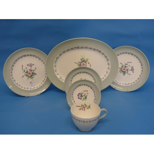 93 - A vintage Copeland (Spode) part Dinner Service, pattern no. S3156, comprising six dinner plates, six... 