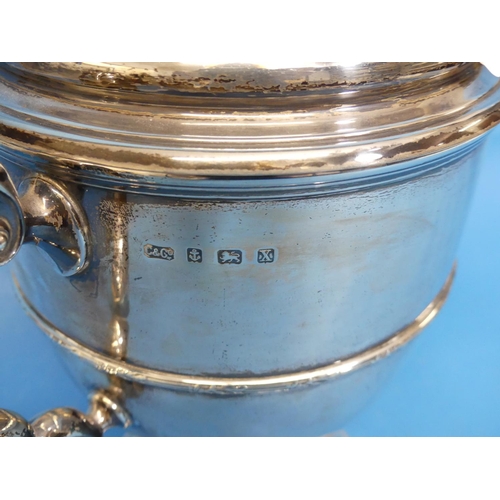 29 - A George V silver Trophy Cup and Cover, by Carrington & Co., hallmarked Birmingham, 1922, with l... 