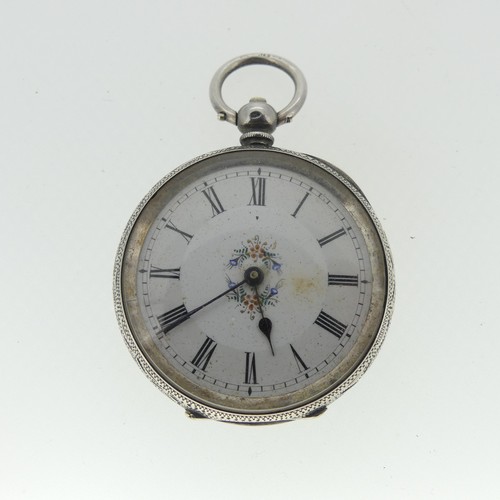 108 - A pretty early 20th century French silver Pocket Watch, marked 