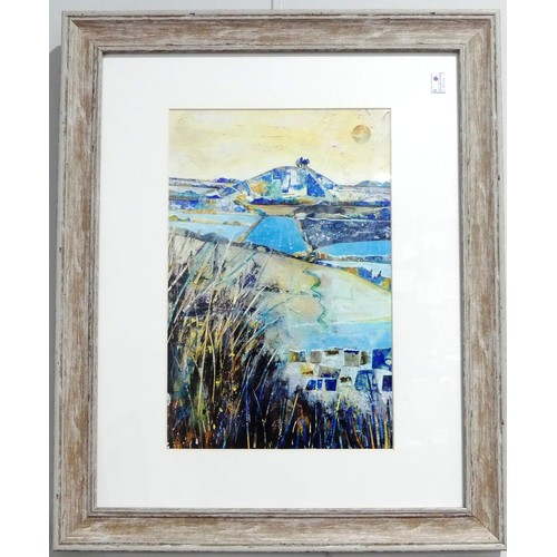 194 - Keith Cast, 'Summer Blue Sea', limited edition print, no.277/850, signed and titled by the artist in... 