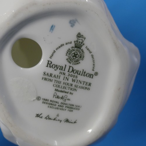 133 - A small quantity of Royal Doulton Ladies, to include Sweet Lilac, Veneta, Sarah in Winter and Sandra... 