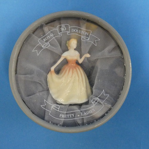 135 - A small quantity of Miniature Royal Doulton Ladies, all within presentation boxes, to include Jennif... 