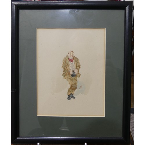 274 - Joseph Clayton Clarke (British, 1857-1937): twenty Dickensian characters, watercolours, signed ‘Kyd’... 