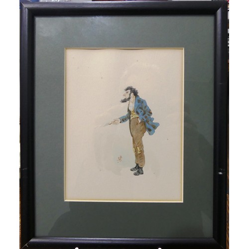 274 - Joseph Clayton Clarke (British, 1857-1937): twenty Dickensian characters, watercolours, signed ‘Kyd’... 