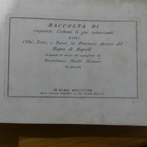 206 - Romano (Bartolomeo Pinelli); 'Raccolta di cinquanta Costumi li piu interessanti d elle Citta, Terre,... 