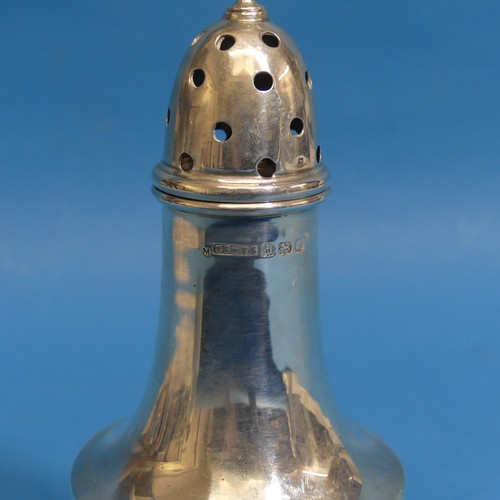 70 - A George V silver Sugar Caster, by Cornelius Desormeaux Saunders & James Francis Hollings, of ba... 