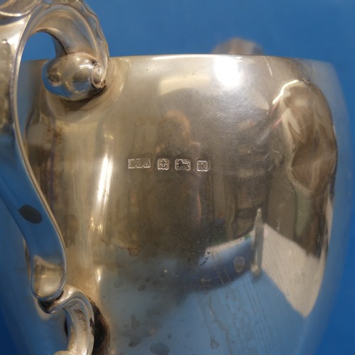 76 - A George V silver Trophy Cup, by A L Davenport Ltd., hallmarked Birmingham, 19341, of goblet fo... 