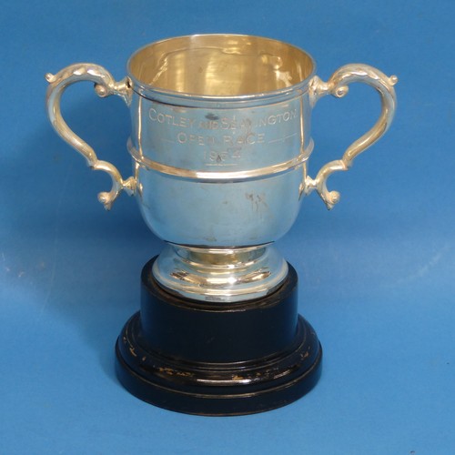 79 - A small George VI silver two handled Trophy Cup, by William Hutton & Sons Ltd., hallmarked Birmi... 