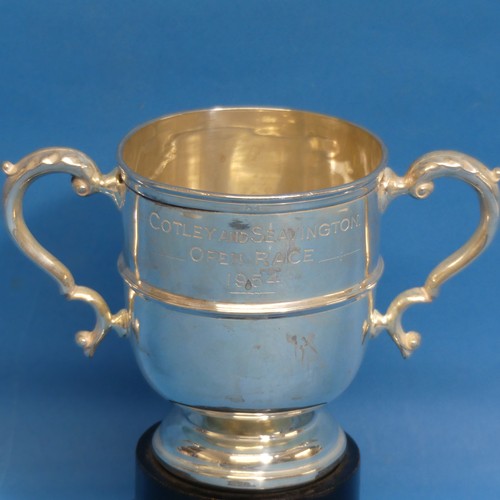 79 - A small George VI silver two handled Trophy Cup, by William Hutton & Sons Ltd., hallmarked Birmi... 