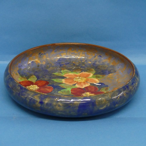 90 - A Royal Doulton 'Wild Rose' pattern Bowl, numbered D6227 to base.