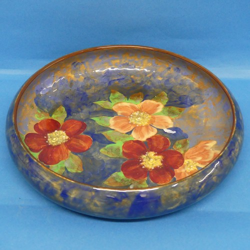 90 - A Royal Doulton 'Wild Rose' pattern Bowl, numbered D6227 to base.