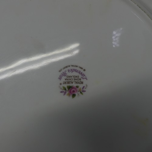 128 - A Royal Albert 'Lavender Rose' pattern part Tea and Dinner Service, for six place setting, including... 