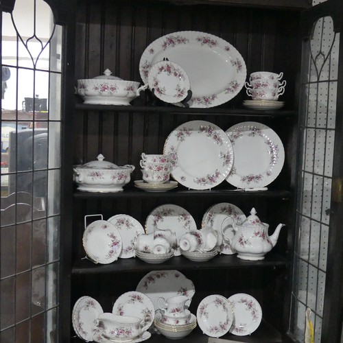 128 - A Royal Albert 'Lavender Rose' pattern part Tea and Dinner Service, for six place setting, including... 