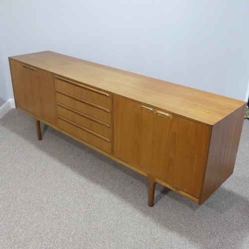 470 - A retro teak Sideboard by A H McIntosh & Co., with fitted cutlery drawer and makers label, in go... 