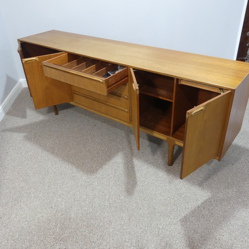 470 - A retro teak Sideboard by A H McIntosh & Co., with fitted cutlery drawer and makers label, in go... 